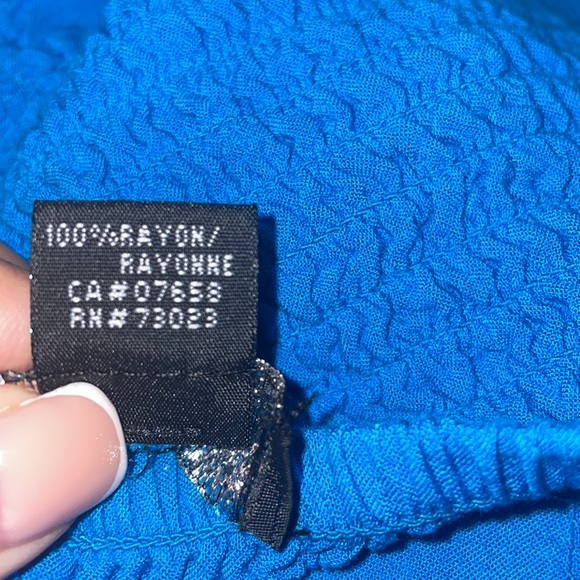 Seductions Size Small Baby Blue Strapless Flowy Dress $15 - Picture 14 of 16